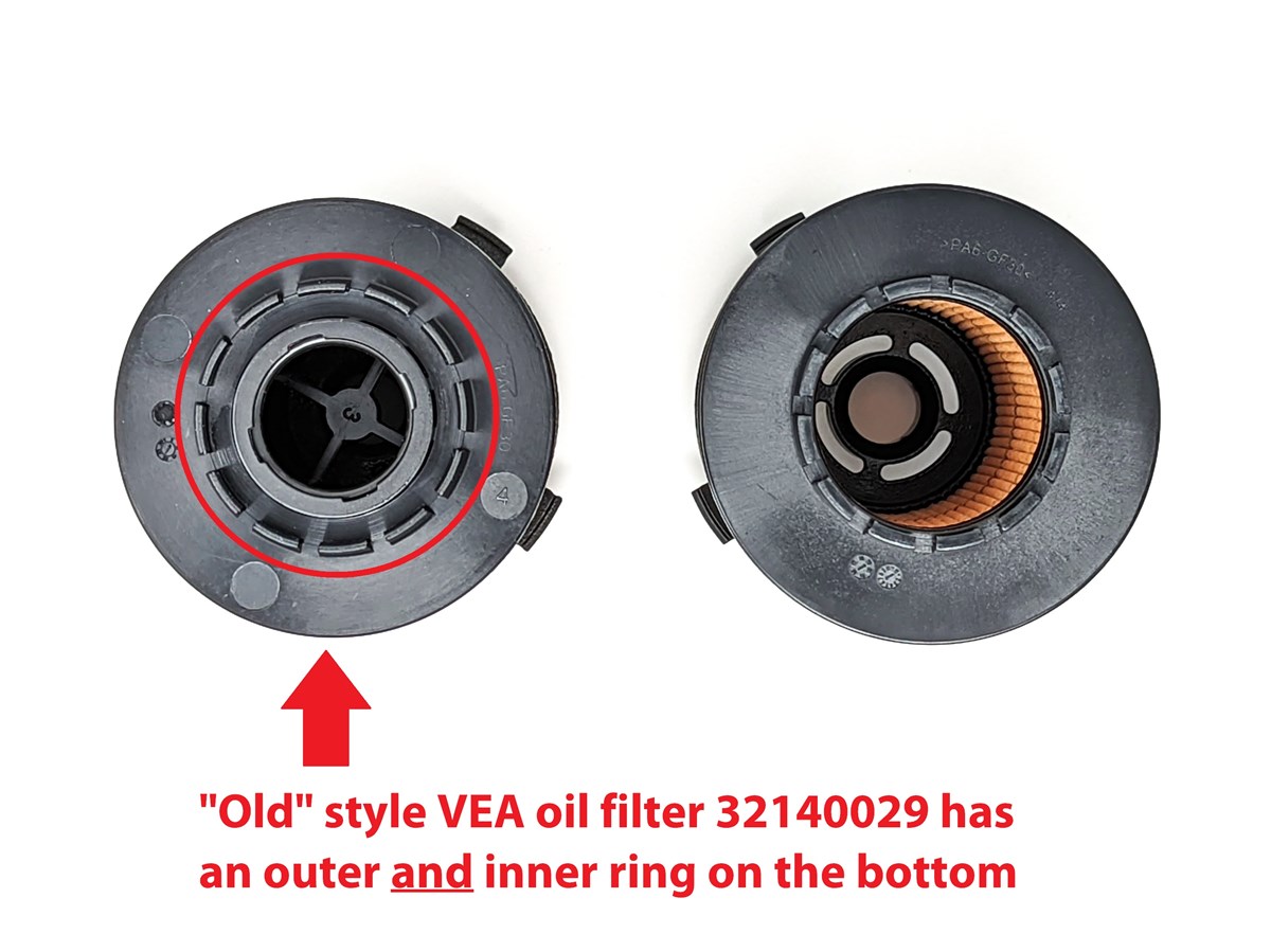 2.0 VEA / DRIVe Oil Filter, "new" style with diamond stamp XC40 XC60